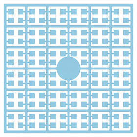 PixelHobby Midi Pärlor 288 Extra ljus Blåklintsblå 2x2mm 140 pixels