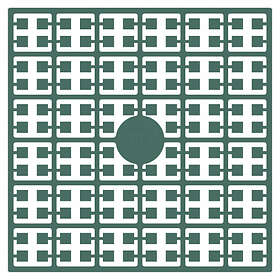 PixelHobby Midi Pärlor 193 Ljus Dov Grågrön 2x2mm 140 pixels