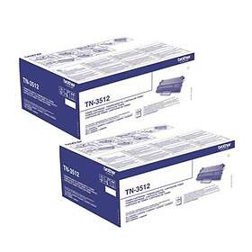 Brother TN-3512 2-pack (Noir)