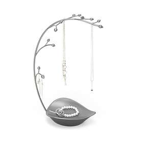 Umbra Orchid Gun Metal Jewellery Stand Grey