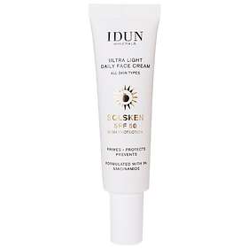 Idun Minerals Ultra Light Daily Face Cream SPF50 30ml