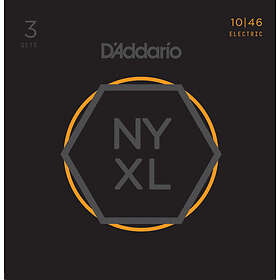 D'Addario NYXL Regular Light 3-pack (10-46)