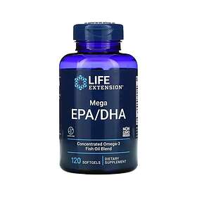 Life Extension Mega EPA/DHA 120 Kapslar