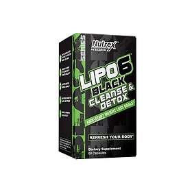 Nutrex Research Lipo-6 Black Cleanse & Detox 60 Kapslar