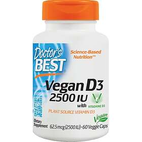 Doctor's Best Vegan D3 2500 IU 60 Capsules