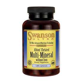Swansons Ultra Albion Chelated Multi-Mineral without Iron 120 Capsules