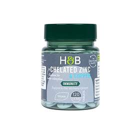 Holland & Barrett Chelated Zinc 15mg with Copper 120 Tabletter