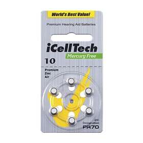 iCellTech iCellTech 10 PR70 Zinc-Air batteries 6-pack