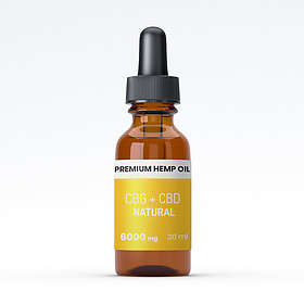Raw Hemp Premium CBG + CBD-olja 10% 3000mg 10ml