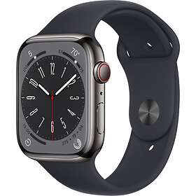Apple Watch Series 8 4G 45mm Stainless Steel with Sport Band