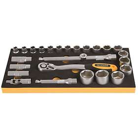 Ironside 102389 Hylsnyckelsats 1/2" 26-delar