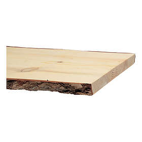 Hyllplan Furu Med Bark 26x300-350x2000mm