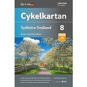 Cykelkartan Blad 8 Sydöstra Småland : Skala 1:90 000