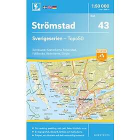 43 Strömstad Sverigeserien Topo50 : Skala 1:50 000