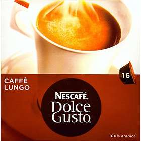 Nescafé Dolce Gusto Caffe Lungo 16st (kapslar) - Hitta bästa pris på  Prisjakt
