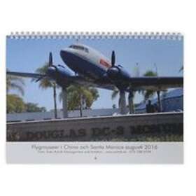 Flygkalender 2017 Flygmuseer I Chino Och Santa Monica Augusti 2016