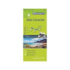 Kanarieöarna Michelin 125 Delkarta Spanien : 1:150000