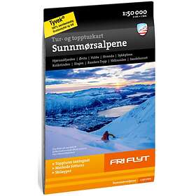 Tur- Og Toppturkart Sunnmørsalpene 1:50000