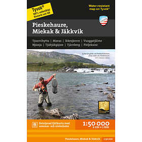 Pieskejaure Miekak Jäkkvik 1:50.000