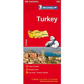 Turkiet Michelin 758 Karta : 1:1milj