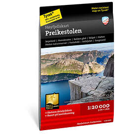 Høyfjellskart Preikestolen