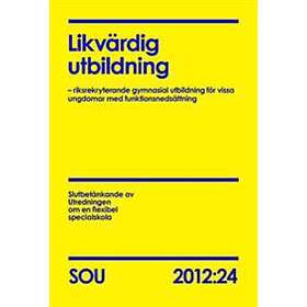 Likvärdig Utbildning : Riksrekryterande Gymnasial För Vissa Ungdomar ...