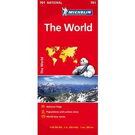 Världen Michelin 701 Karta : 1:28,5milj