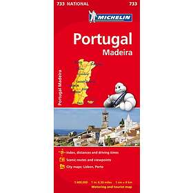 Portugal Madeira Michelin 733 Karta : 1:400000