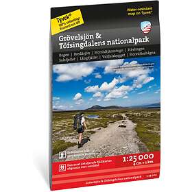 Grövelsjön & Töfsingdalens Nationalpark 1:25.000