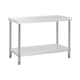 Royal Catering Inox arbetsbänk 120 x 60 cm 137kg