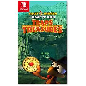 Crazy Chicken Jump 'n' Run Traps and Treasures (Switch)