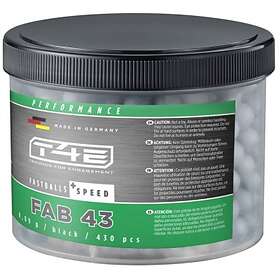 T4E Fastball .43 Gummikulor Anthracite 430st