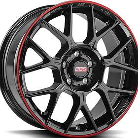 BBS XR Black Red 8X18 5/120 ET45 CB82.0