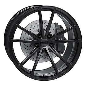 OZ Zeus Matt Black / Polished 9.5X19 5/112 ET26 CB66.5