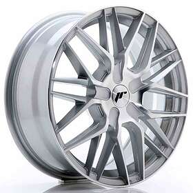 Japan Racing JR28 Machined Face Silver 7x17 ET20-45 CB74.1
