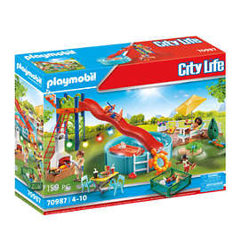Playmobil City Life 70987 Poolparty Med Rutschkana
