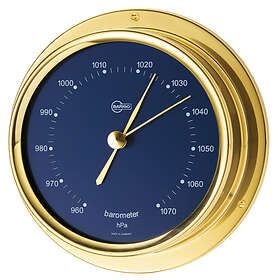 Barigo Regatta Barometer 100/120 mm Mässing Navy