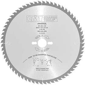 CMT Sågklinga för trä 295; 280x2.8x30; Z64; 10°