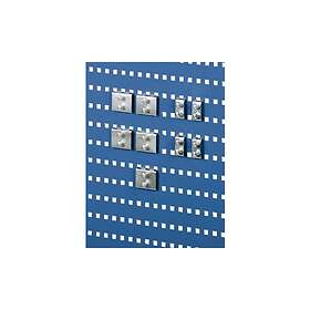 Treston 86151207 Ryggplåt perforerat, blå 740x612 mm
