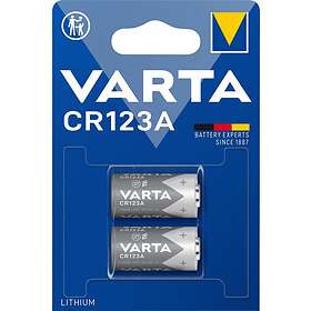 Varta Lithium Batteri CR123A 2 Pack