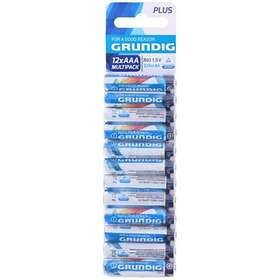 Grundig Batterier AAA RO3 (12 pcs)