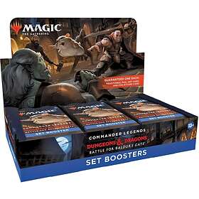 Magic the Gathering Commander Legends Dungeons & Dragons Battle for Baldur's Gate Set Boosters (18 Packs)