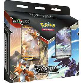 Pokémon TCG: V Battle Deck Corviknight vs Lycanroc Bundle Samlarkort