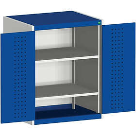 Bott Cubio Storage Cabinet 2 Perfo Doors 900 x 800 650mm