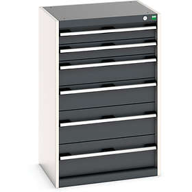 Bott Cubio Drawer Cabinet 6 Drawers 1000 x 650 525mm