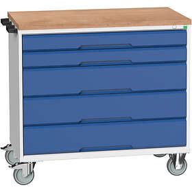 Bott Verso Mobile Workbench 5 Drawers 980 x 1050 550mm