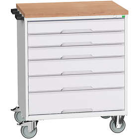 Bott VERSO MOBILE 6 DRAWER CABINET 800x600x980 W/ MPX WORKTOP L