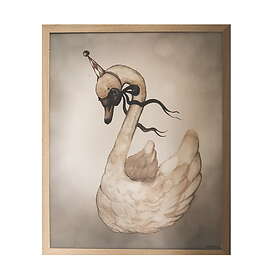 Mrs Mighetto Miss Swan Poster 40x50cm