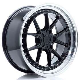Japan Racing JR39 Glossy Black / Machined Lip 8.5X19 ET15-35 CB72.6