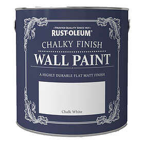 Rust-Oleum Chalky Finish Wall Paint Chalk White 2.5L